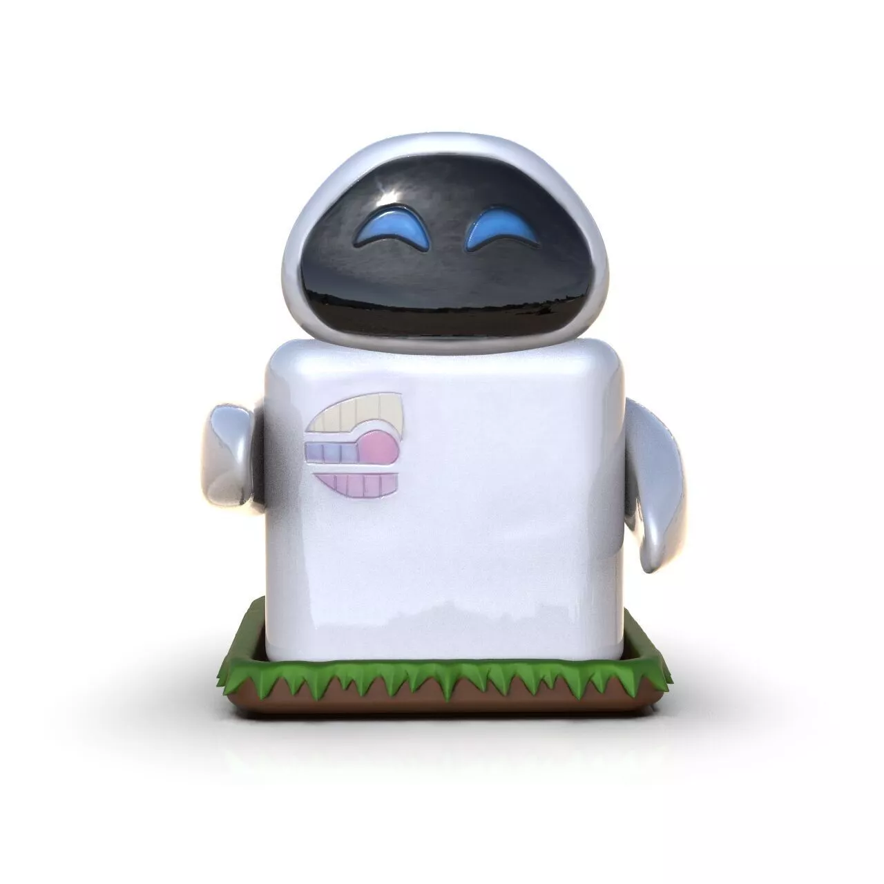 Eve pot Eva maceta Walle 3D print model