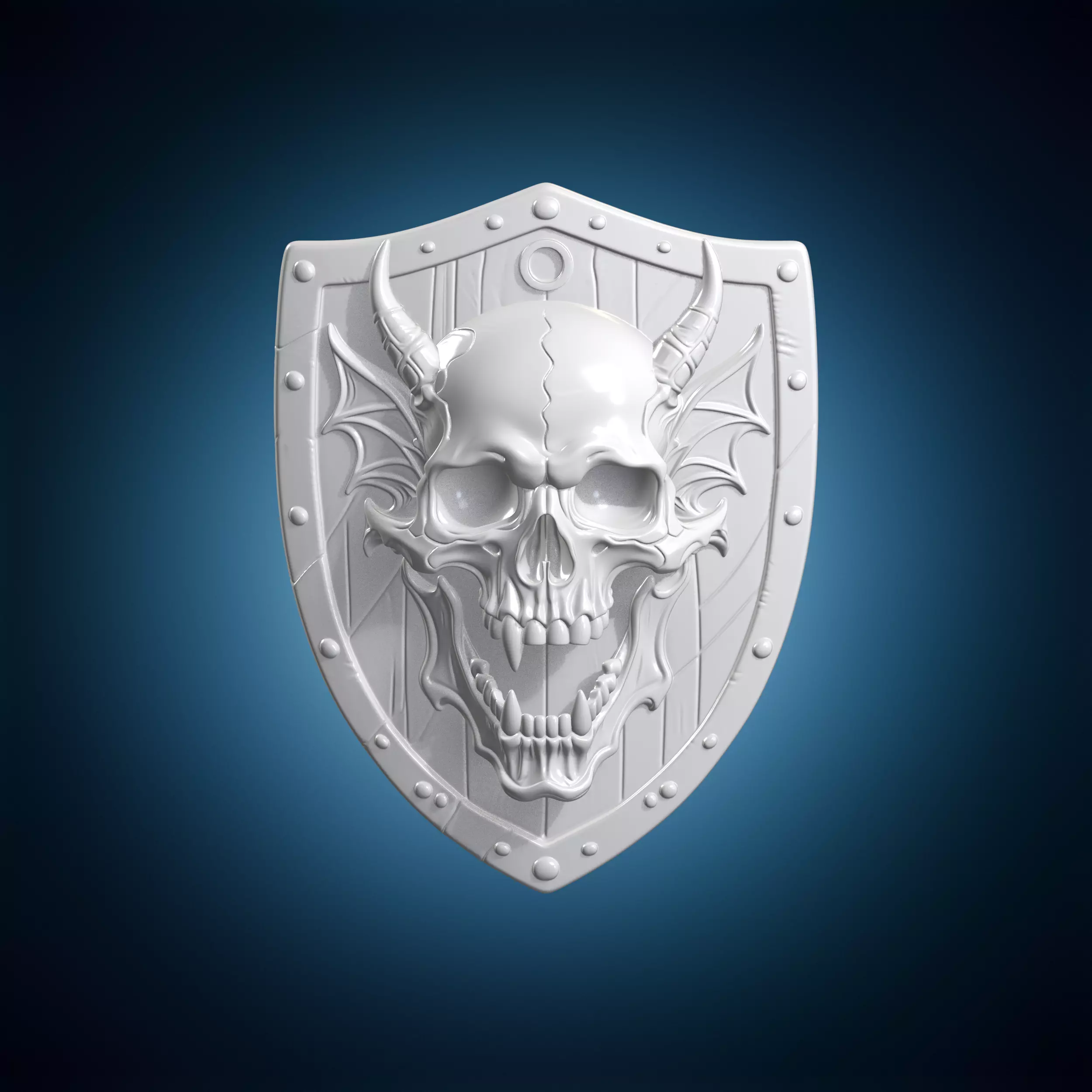 Skull Shield Mount 3D Print Model 3D print model