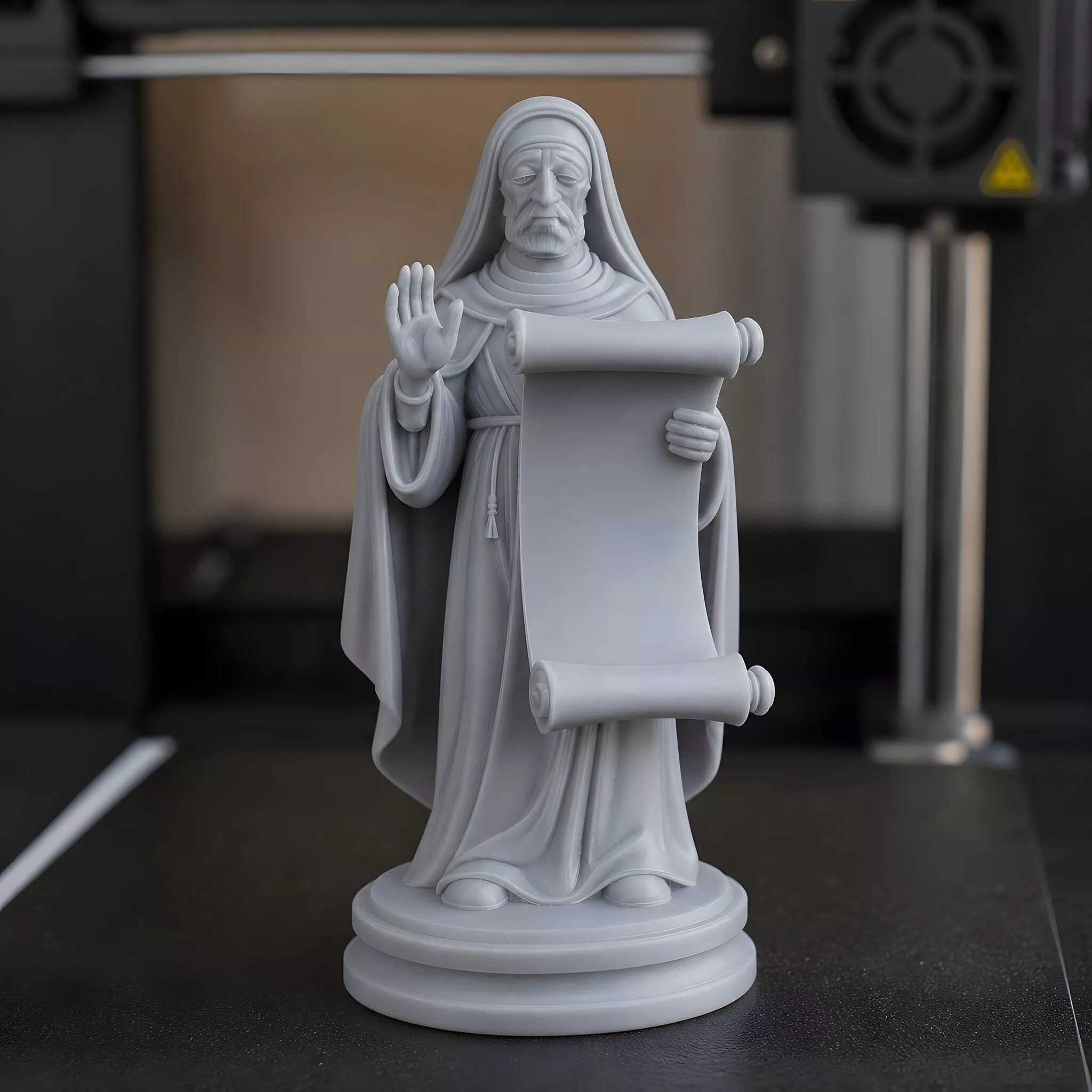 Saint Anne Scroll Statue 3D Print Model 3D print model