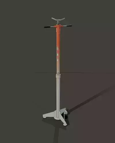 Auto Lift And Wheel Service Pack Low-poly 3D model 5