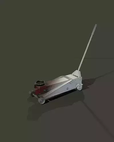 Auto Lift And Wheel Service Pack Low-poly 3D model 6