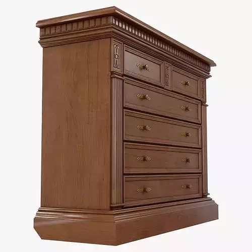 Chest of Drawers Verona 1M 3D model 3