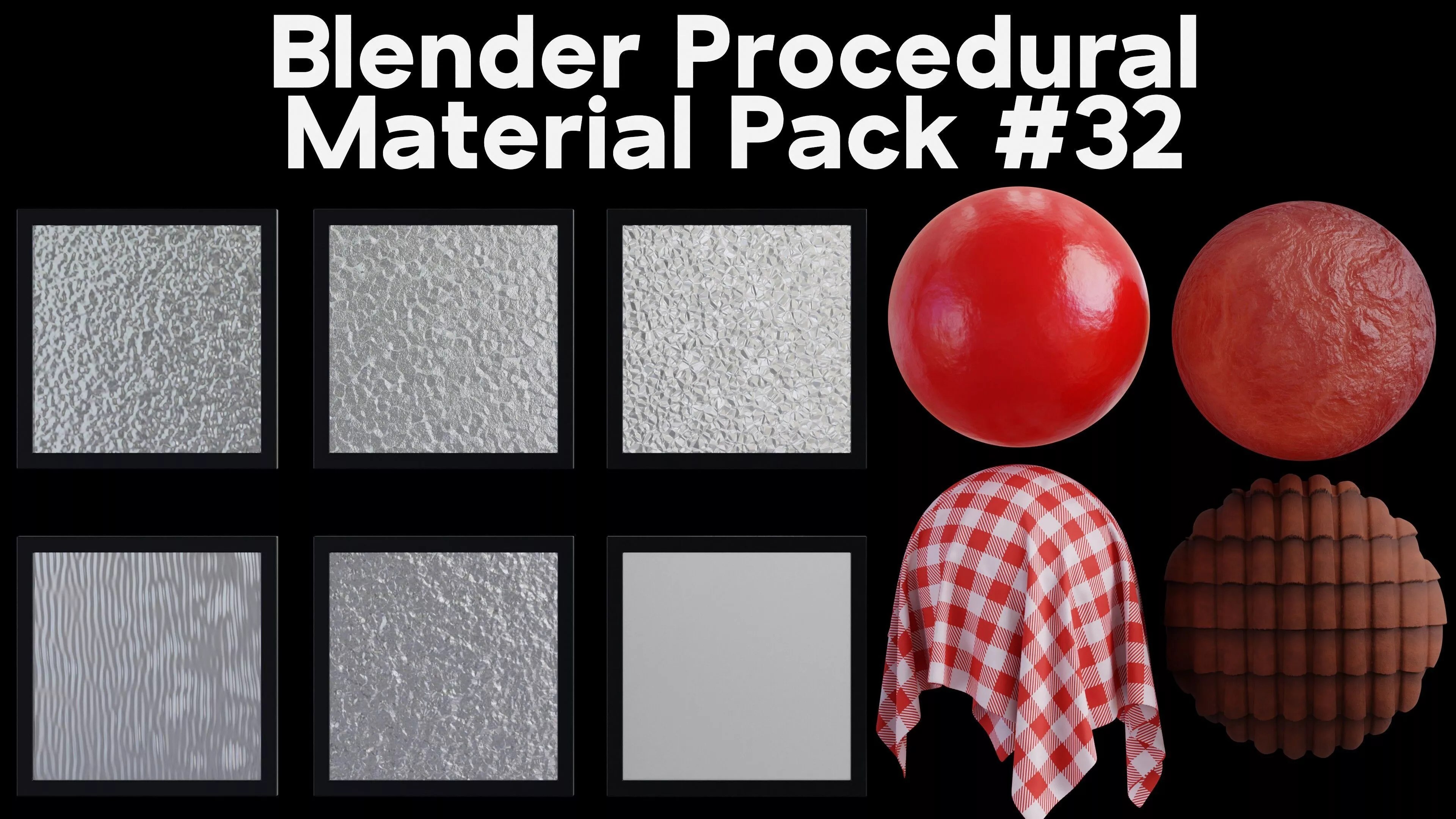 Blender Procedural Material Pack 32 Texture