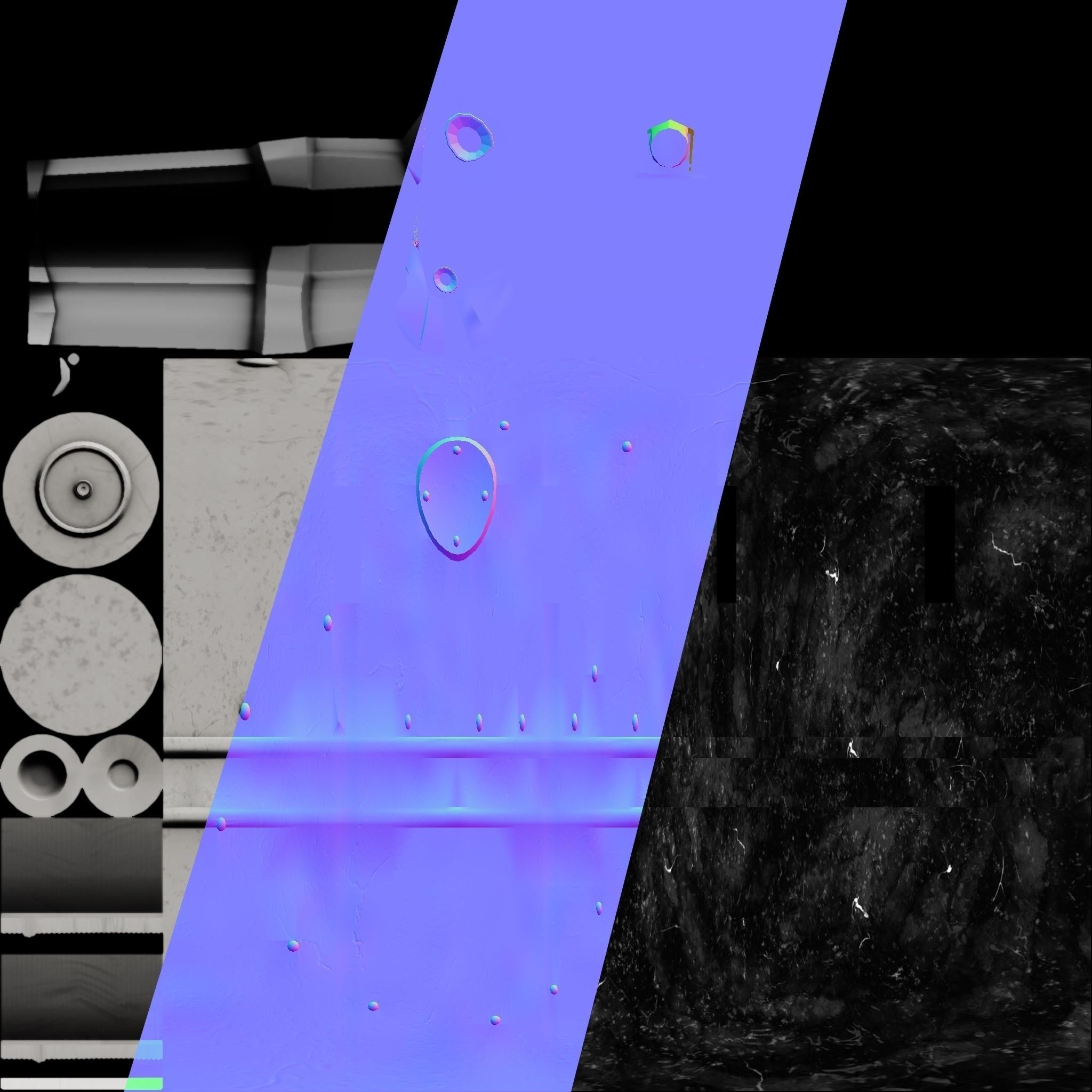 Sputnik 1 Replica Low-poly 3D model_20