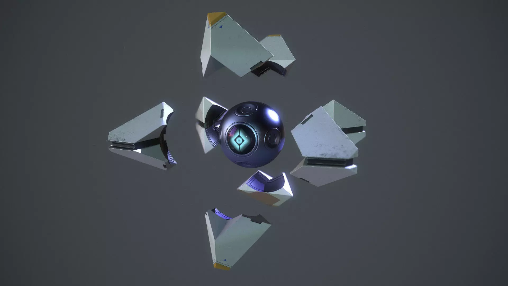 Ghost - Destiny 3D model_0
