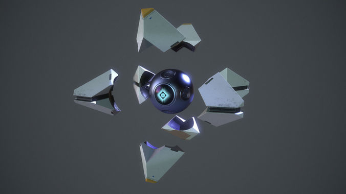 Ghost - Destiny 3D model