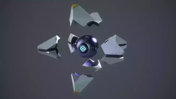 Ghost - Destiny 3D model