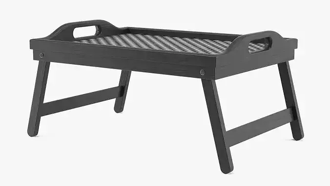 Folding Bed Tray Table 3D model 6