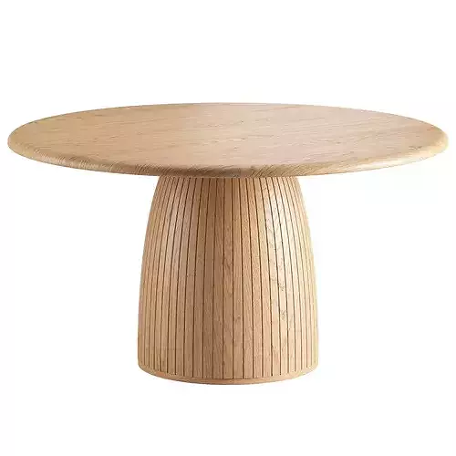 Camille Armchair Nelly Table 3D model 3