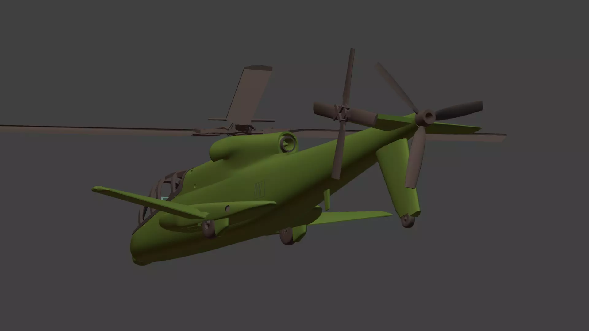 Lockheed AH-56 3D print model