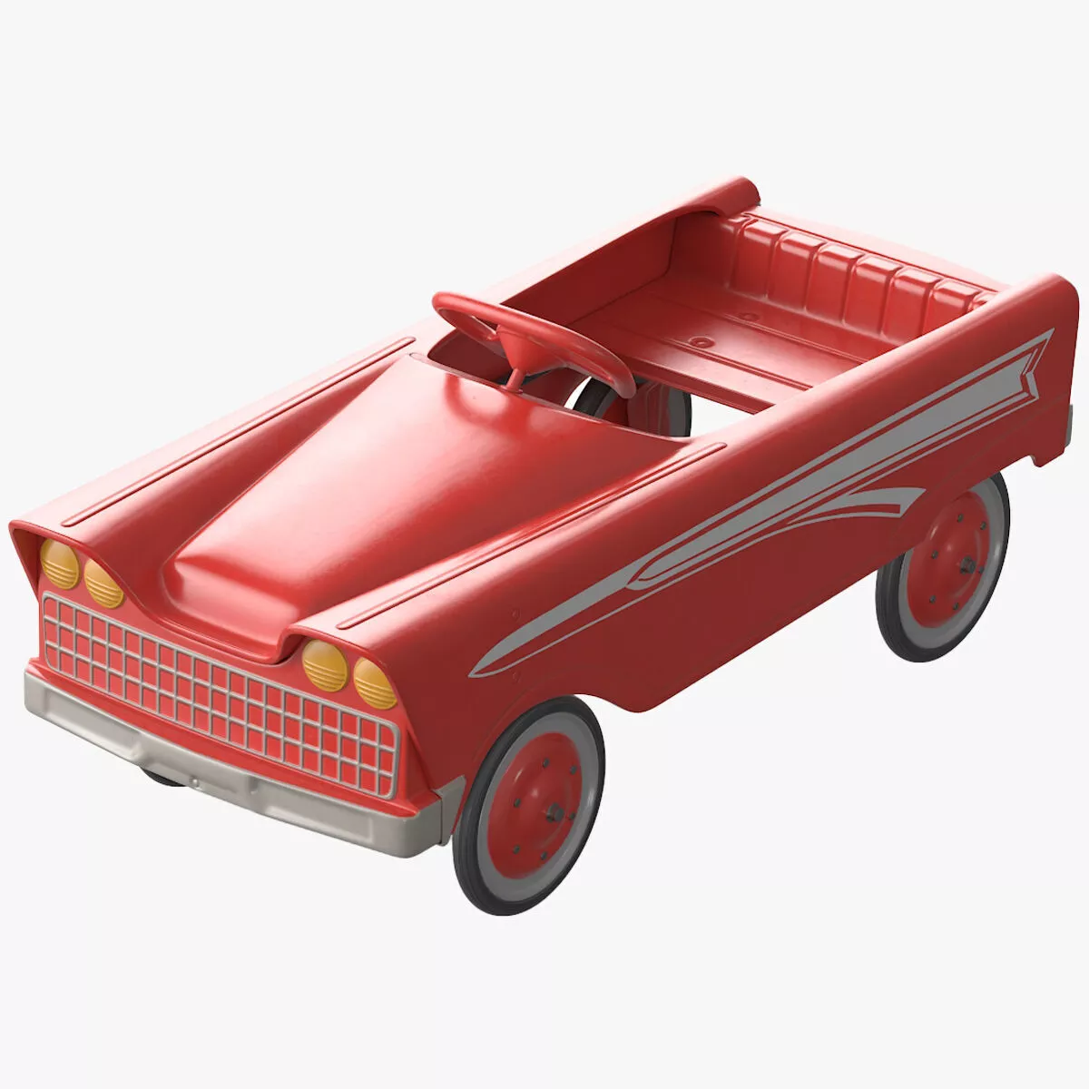 Vintage Murray Childs Roadster Pedal Car Rigged for Maya 3D model