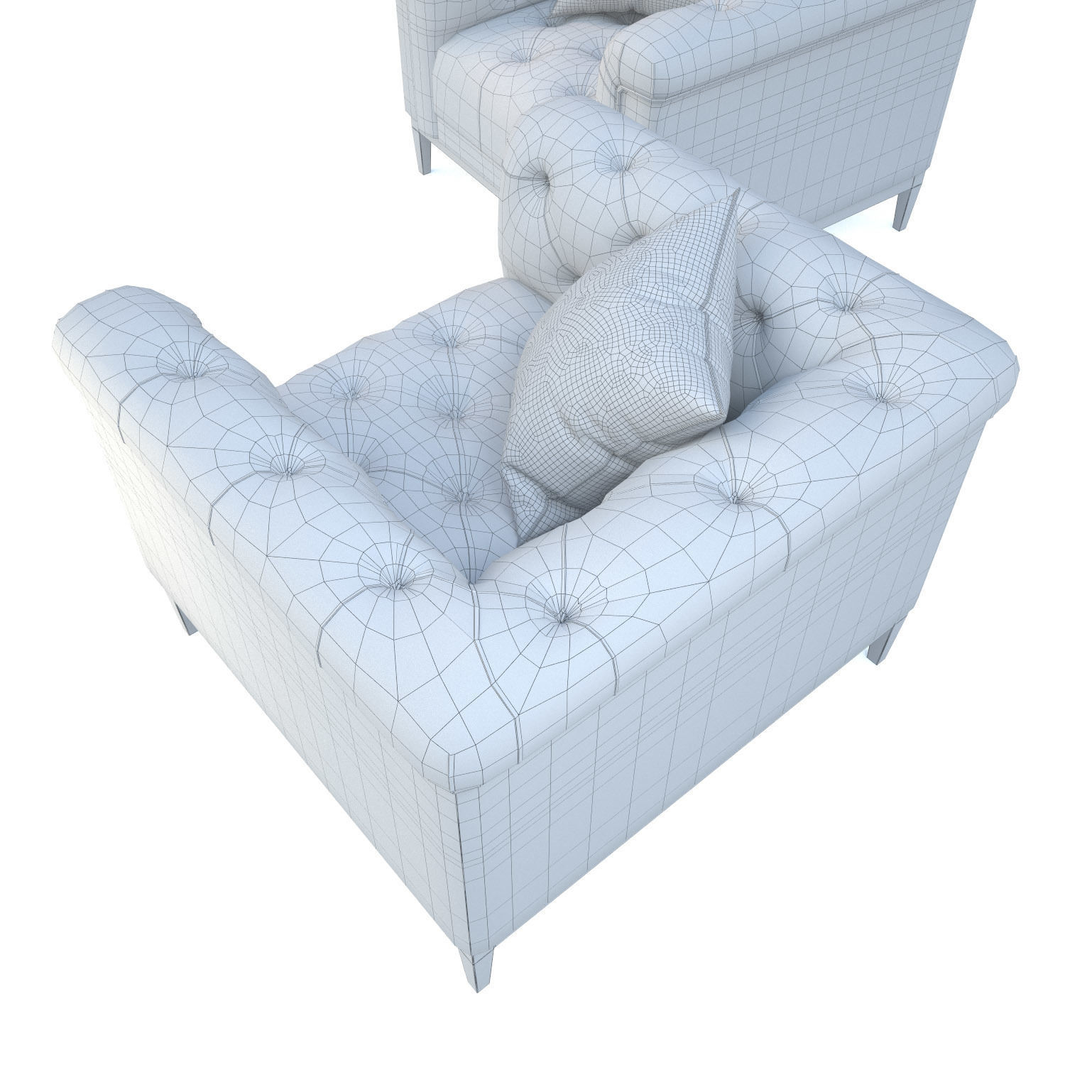 Eichholtz  Cesare chair 3D model_1