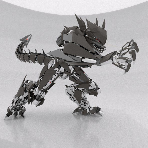 Transformers decepticon Eviscerator 3D model_5