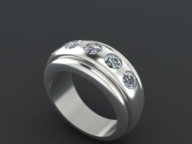 mans band 3D print model_4