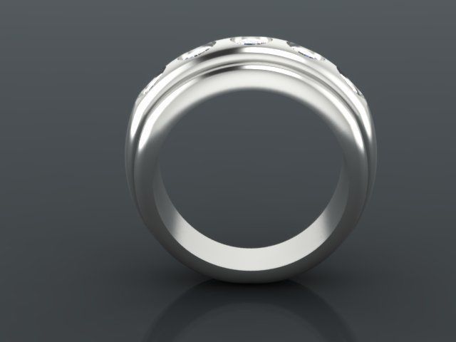 mans band 3D print model_1