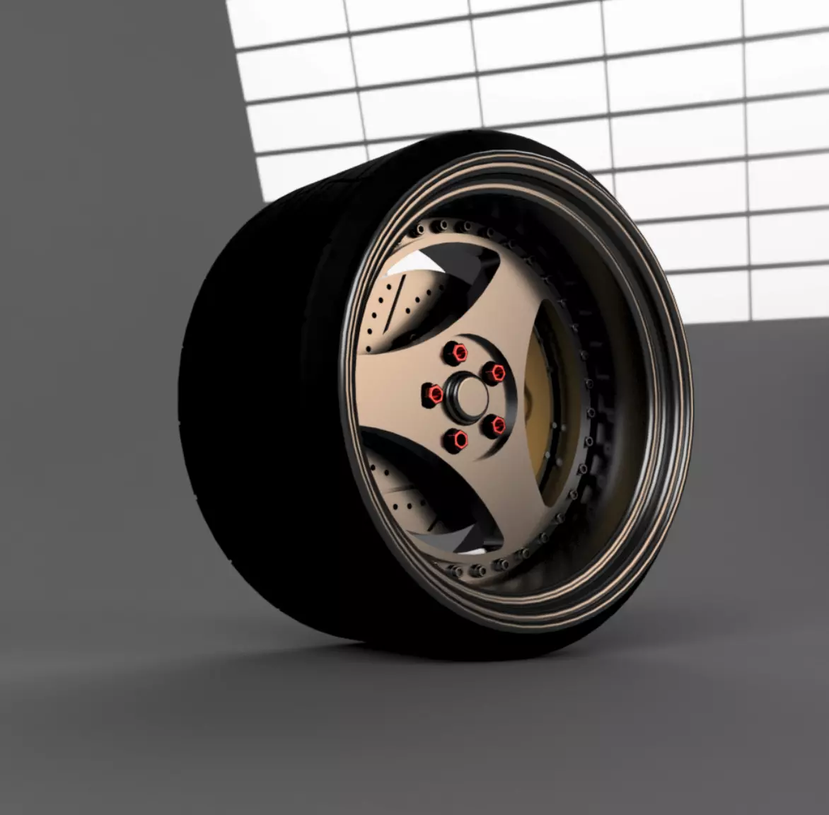 GMR Raijin 3 spokes 3D print model
