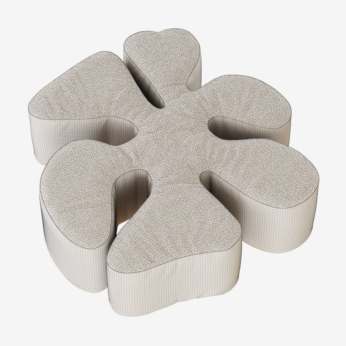 Pouf Margaret 3D model_5
