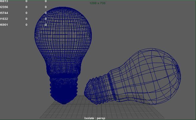 Bulb 3d model two light bulbs 3D model_2