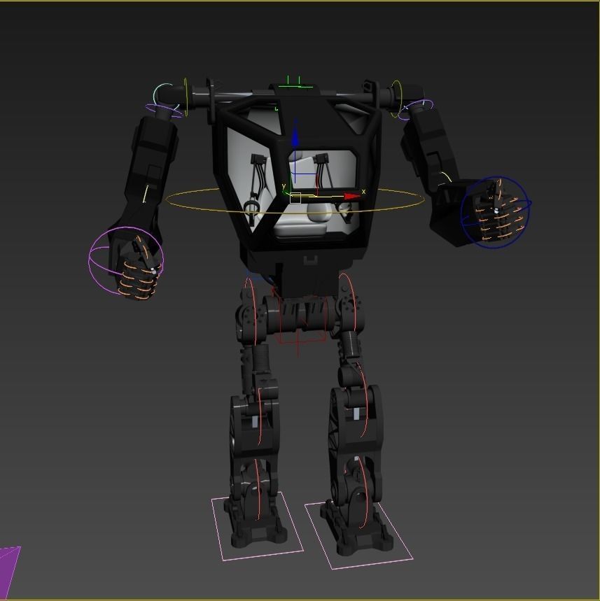 south korean bipedal robot METHOD-2 3D model_5
