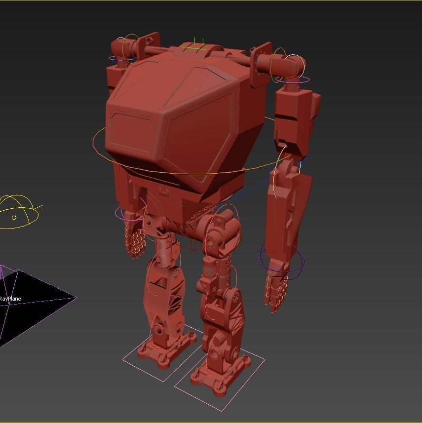 south korean bipedal robot METHOD-2 3D model_6