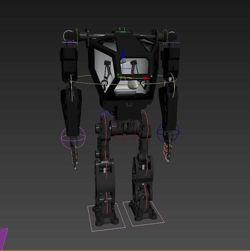 south korean bipedal robot METHOD-2 3D model_4