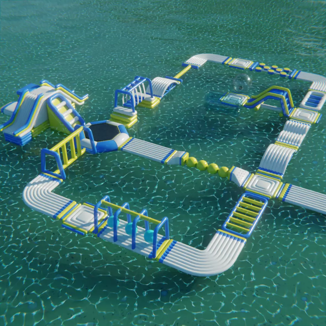 Water Adventure Course 3D model