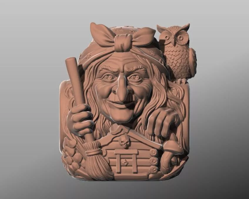 Baba Yaga Bead 3D print model