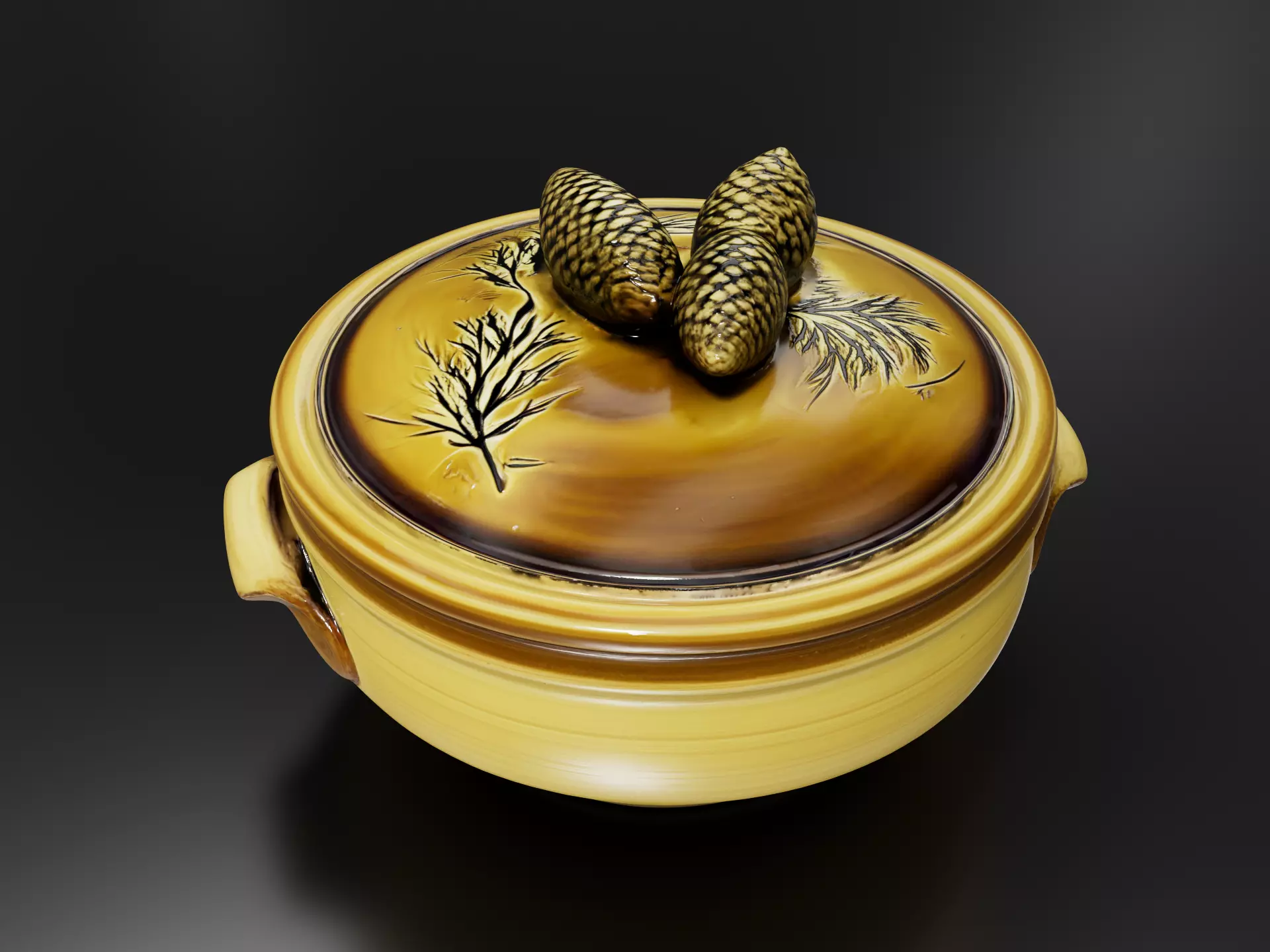 Clay plate 09 3D print model