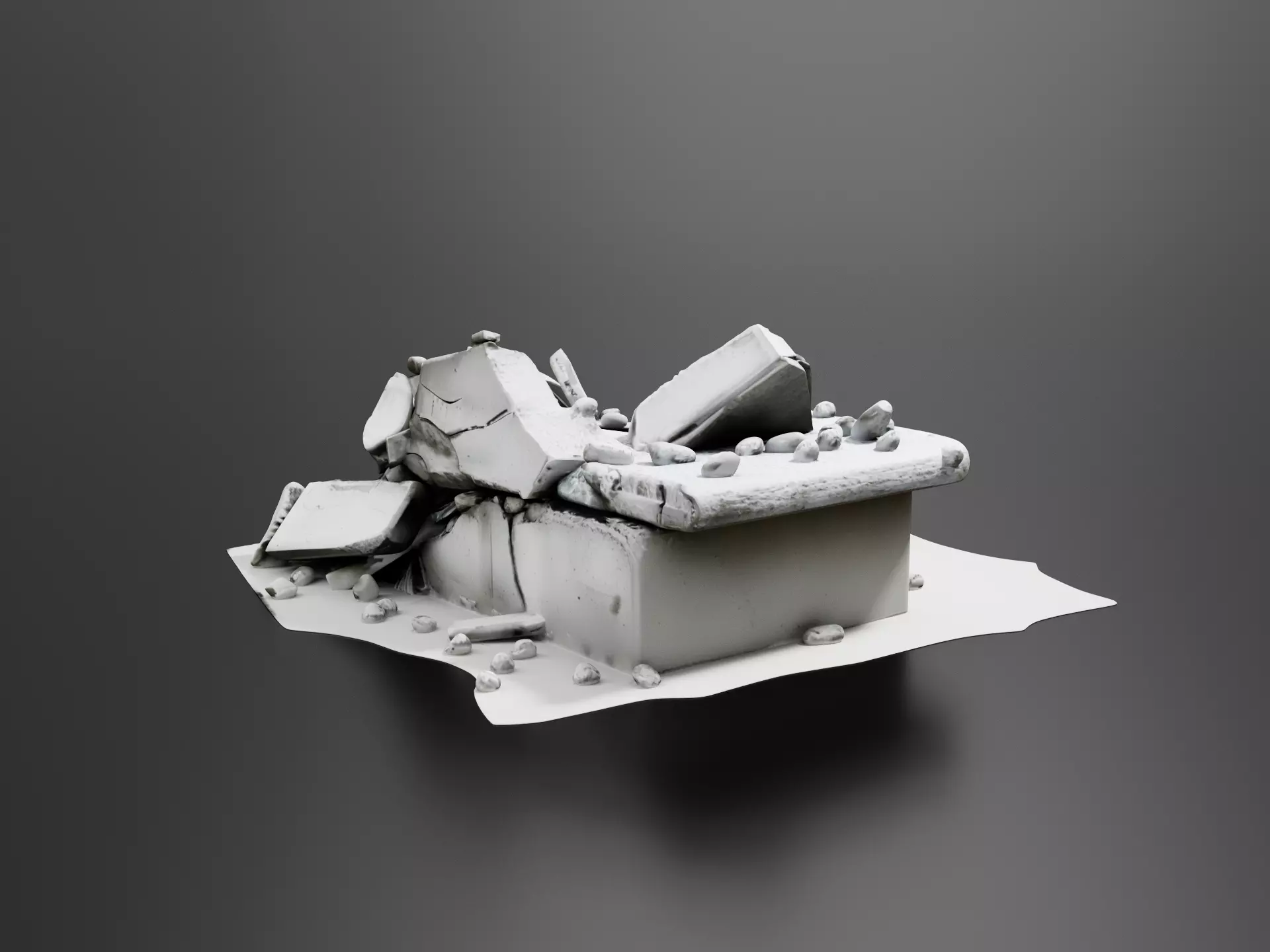 Construction waste 011 3D print model
