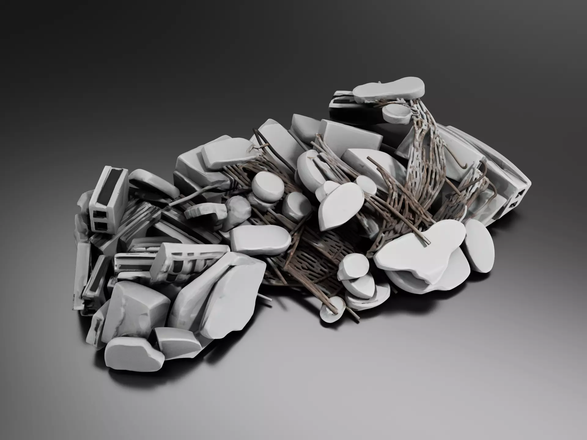 Construction waste 013 3D print model