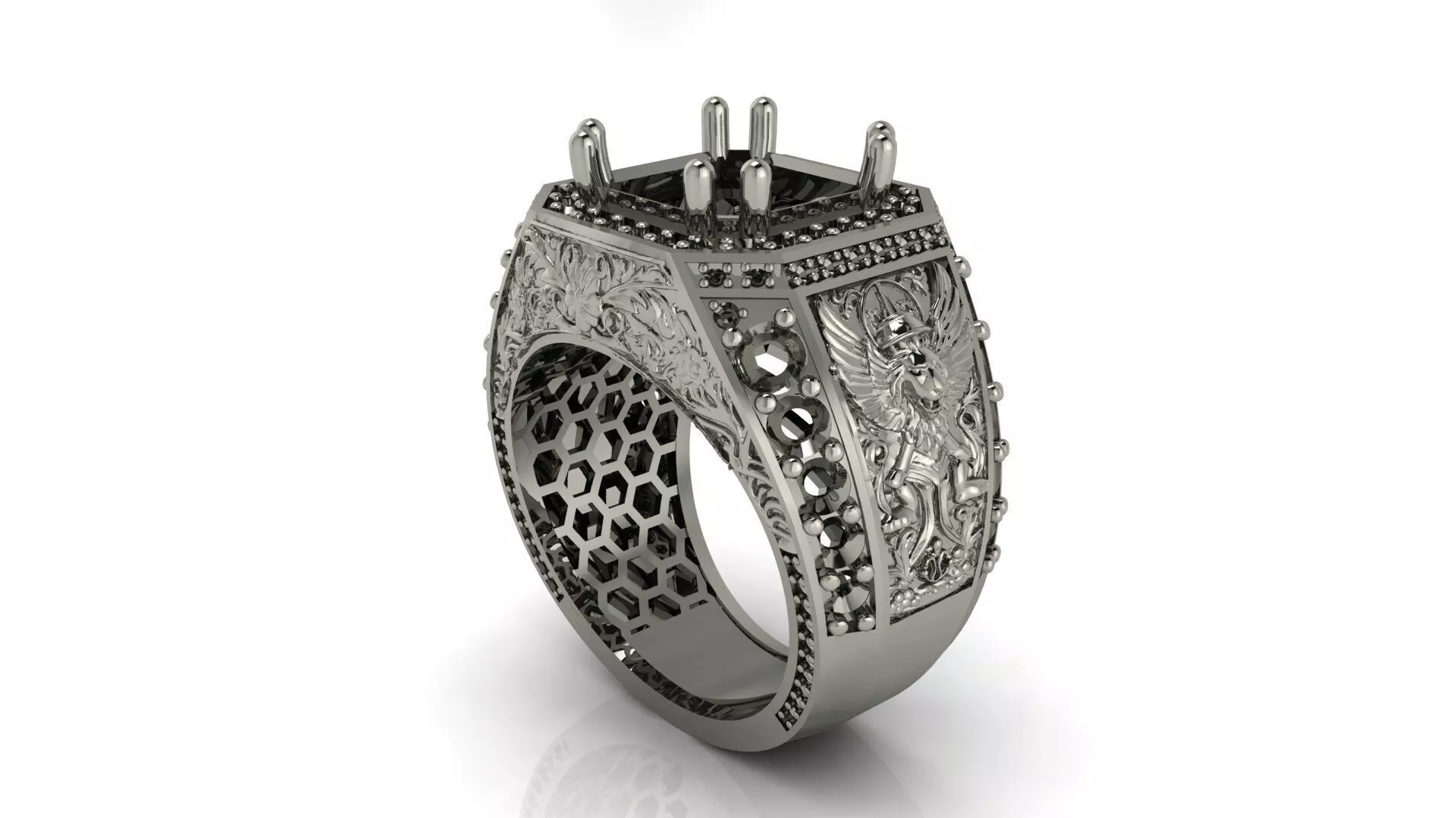 Royal Horus Heritage Ring Free 3D print model