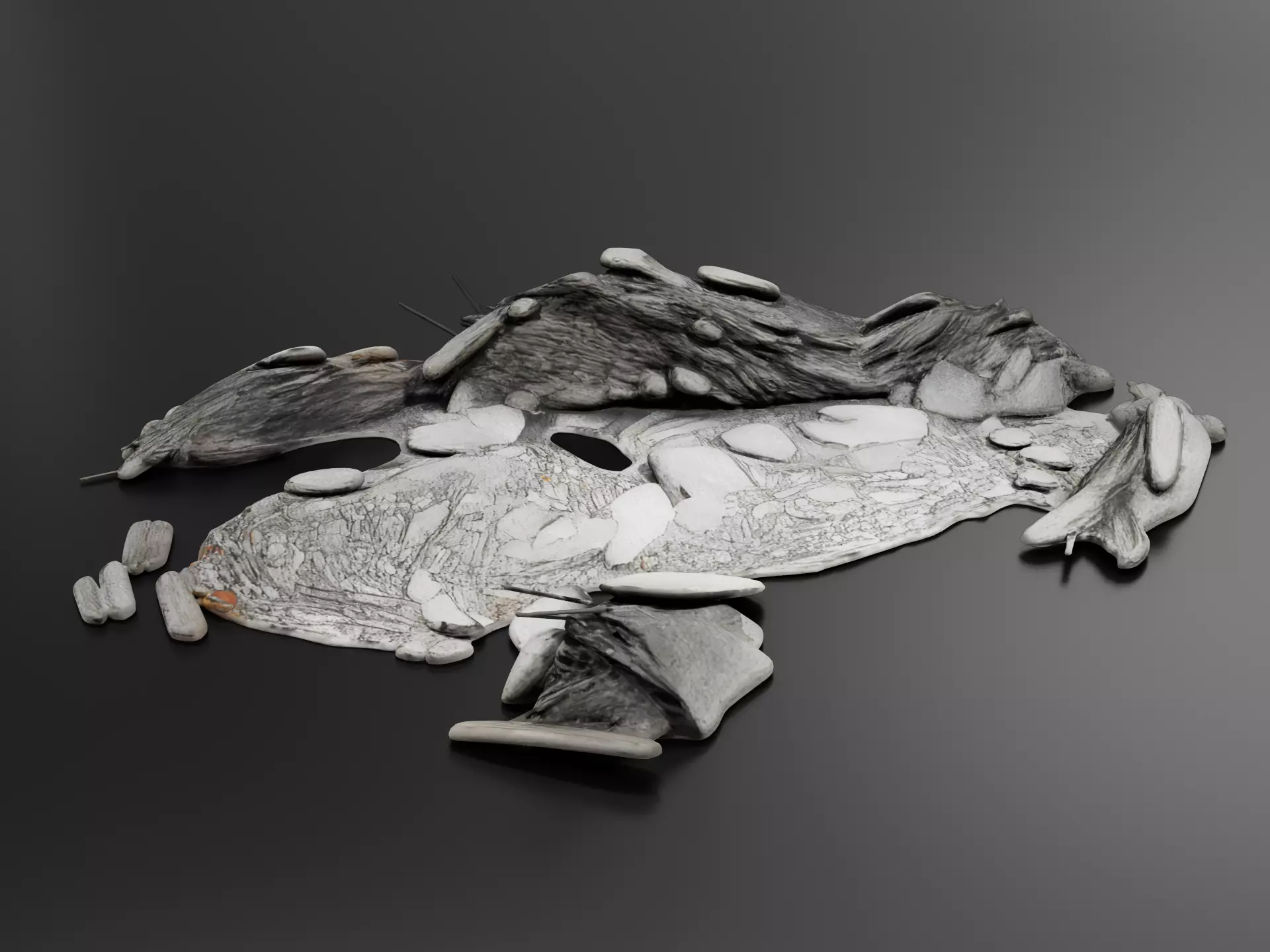 Construction waste 018 3D print model