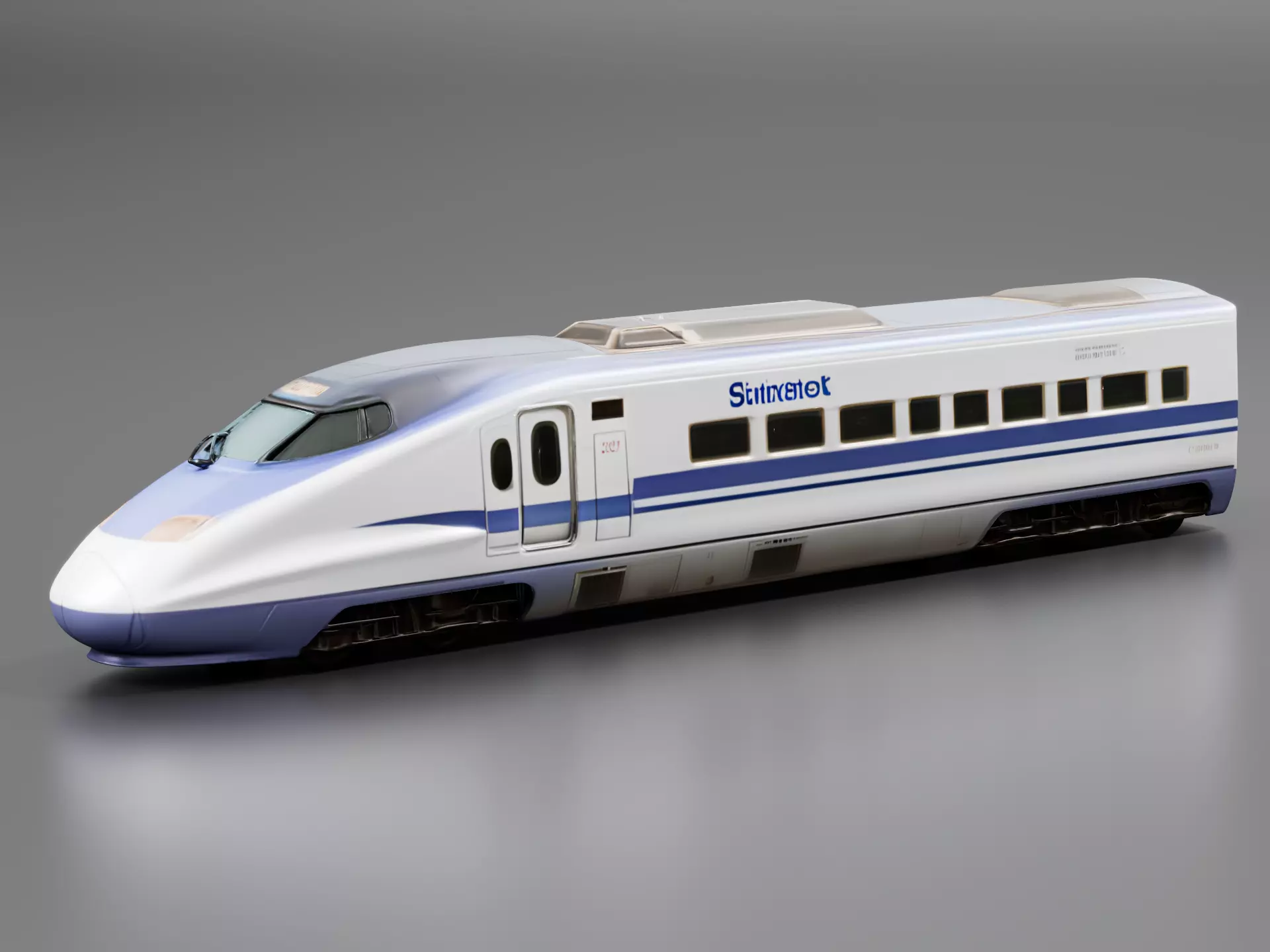 Shinkansen E4 Max Double Deck High Speed Train 3D print model