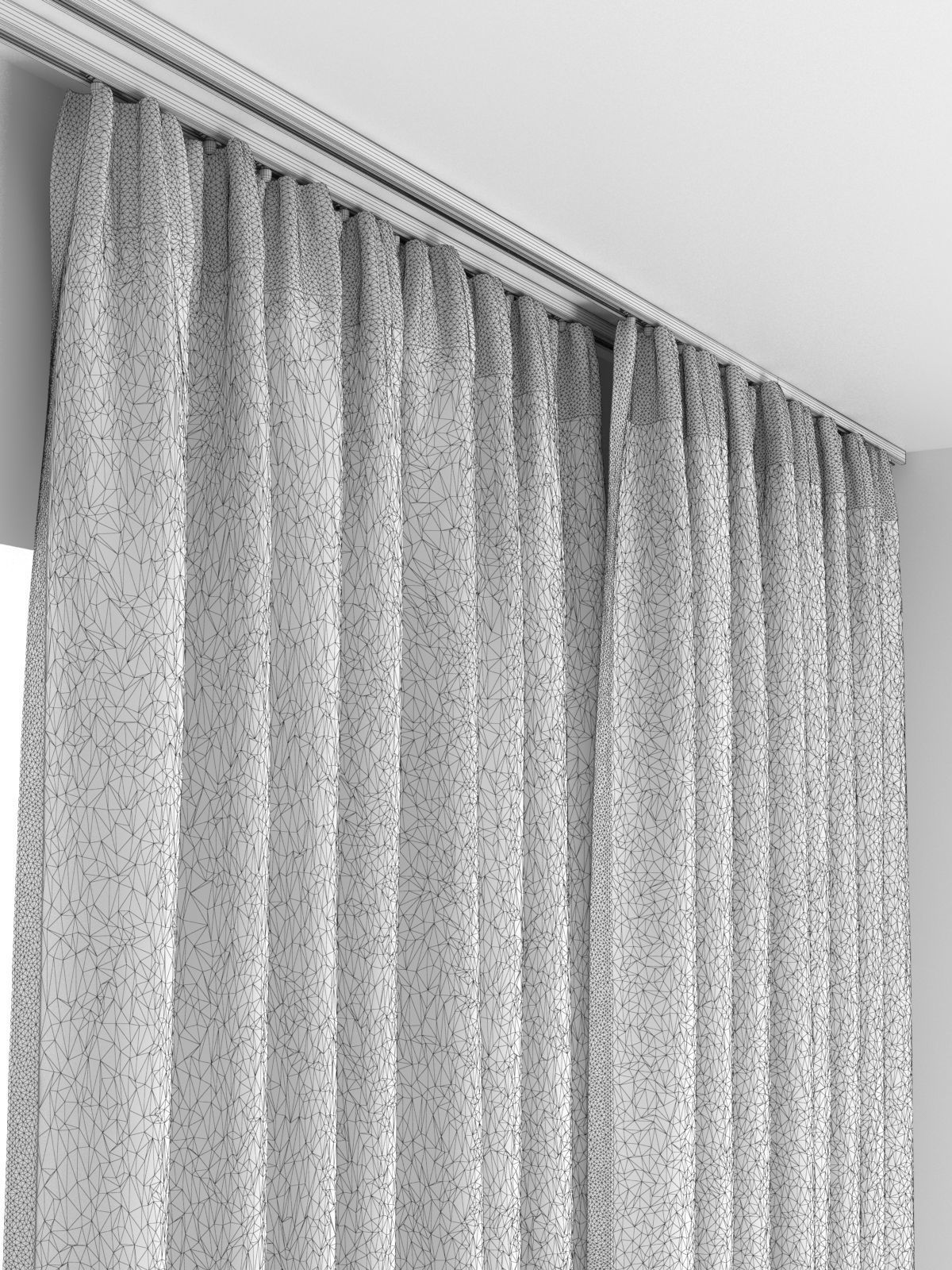 Curtain 010 3D model_3
