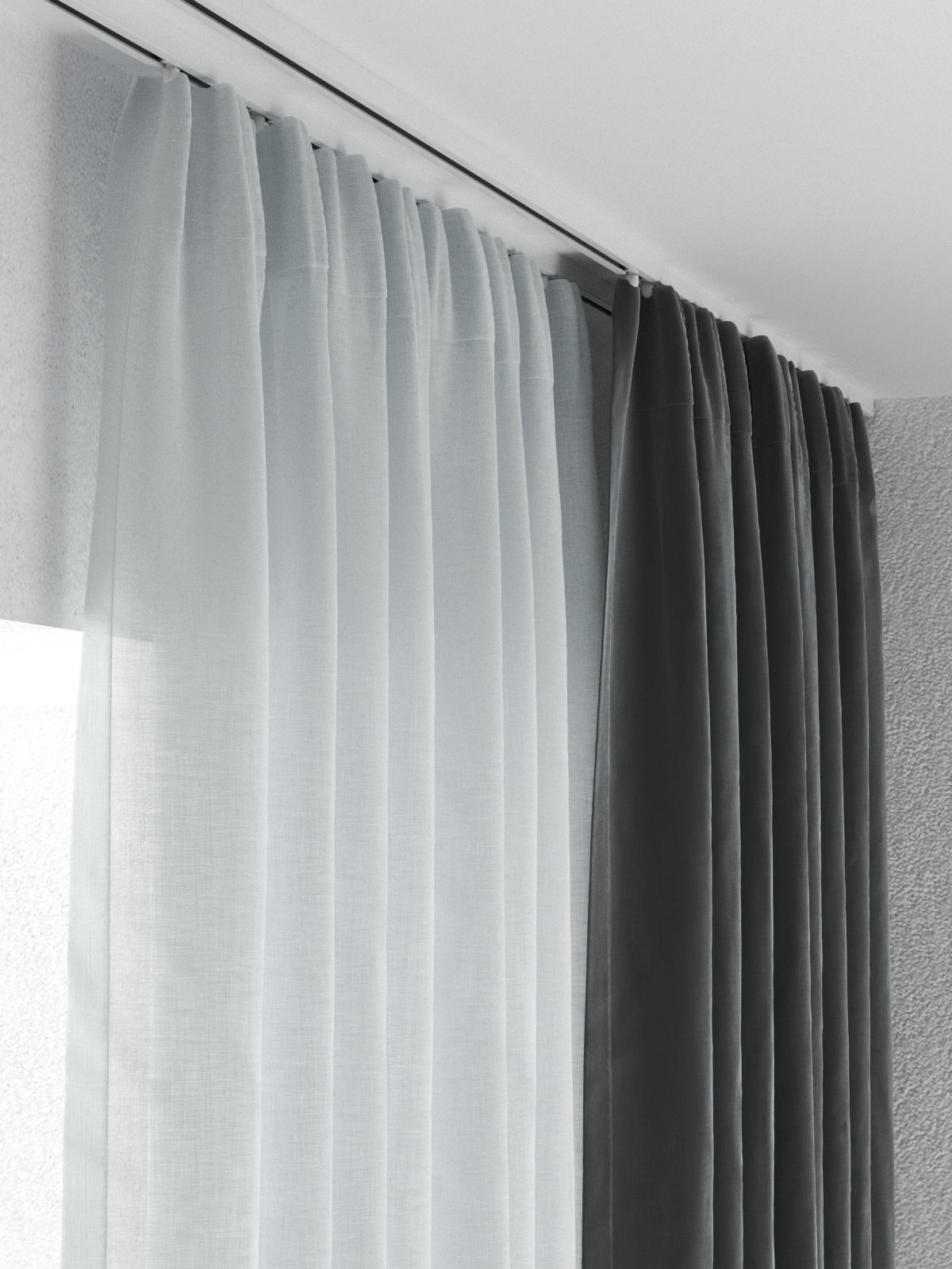 Curtain 010 3D model_1