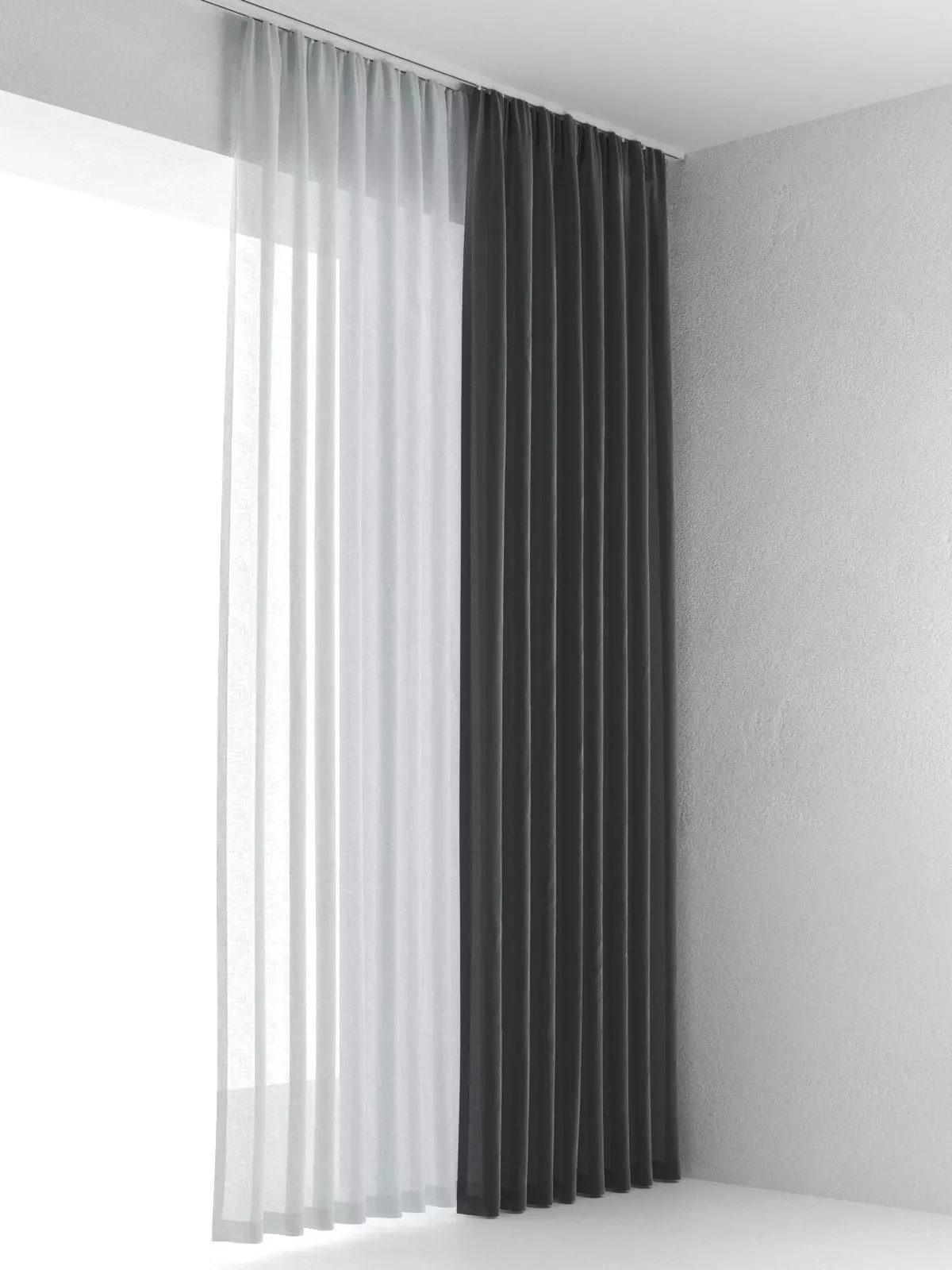 Curtain 010 3D model_0
