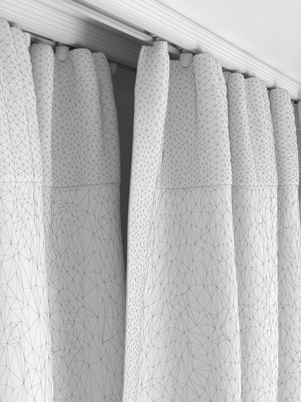 Curtain 010 3D model_4