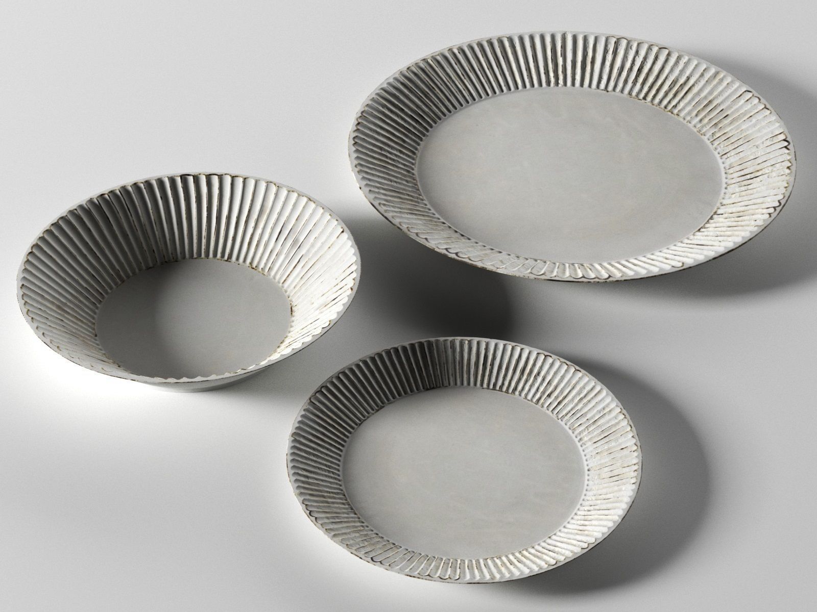 Plates by Akio Nukaga 3D model_2
