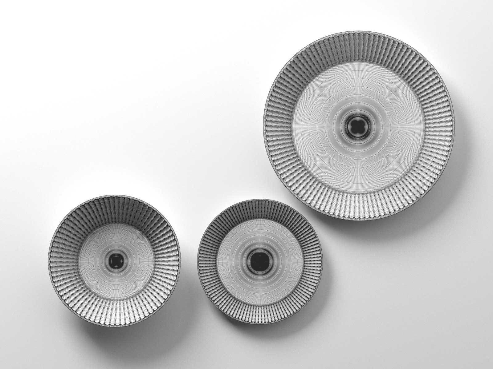 Plates by Akio Nukaga 3D model_3