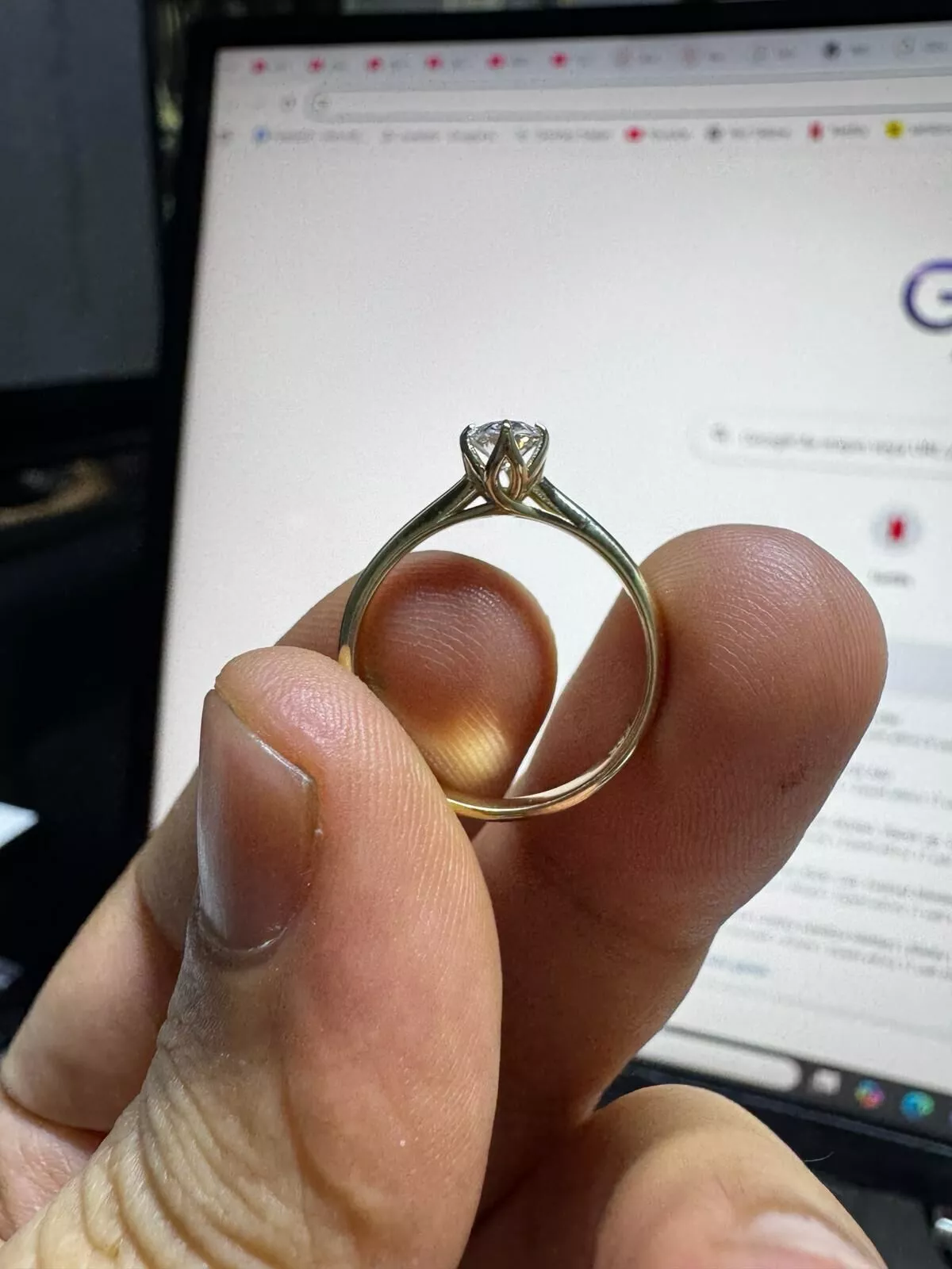 Luxury Tulip Solitaire Ring 3D Model 6 5x4 5 mm Oval Stone 3D print model