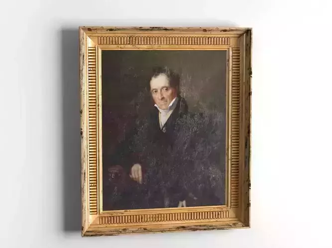 Portrait of Giuseppe Poldi Pezzoli 3D model
