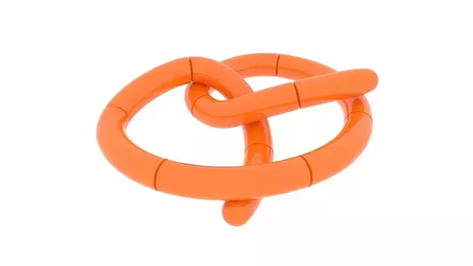 Pretzel Puzzle 3D model