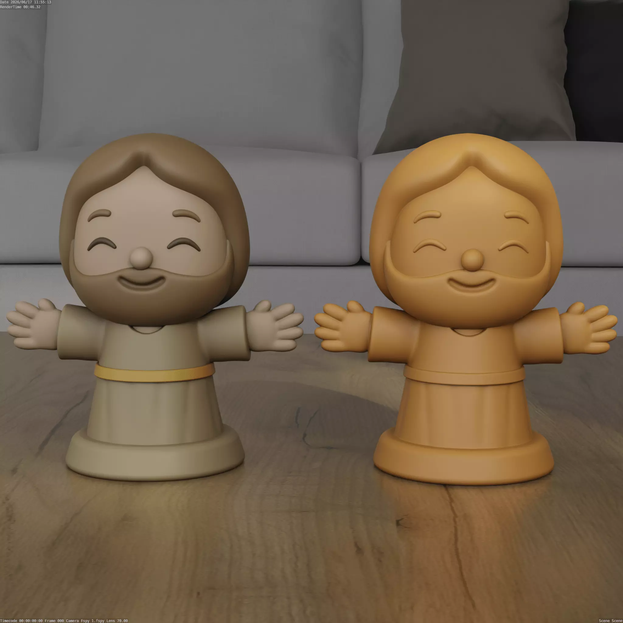 Cute Chibi Jesus STL 3D Print Model Figurine 3D print model