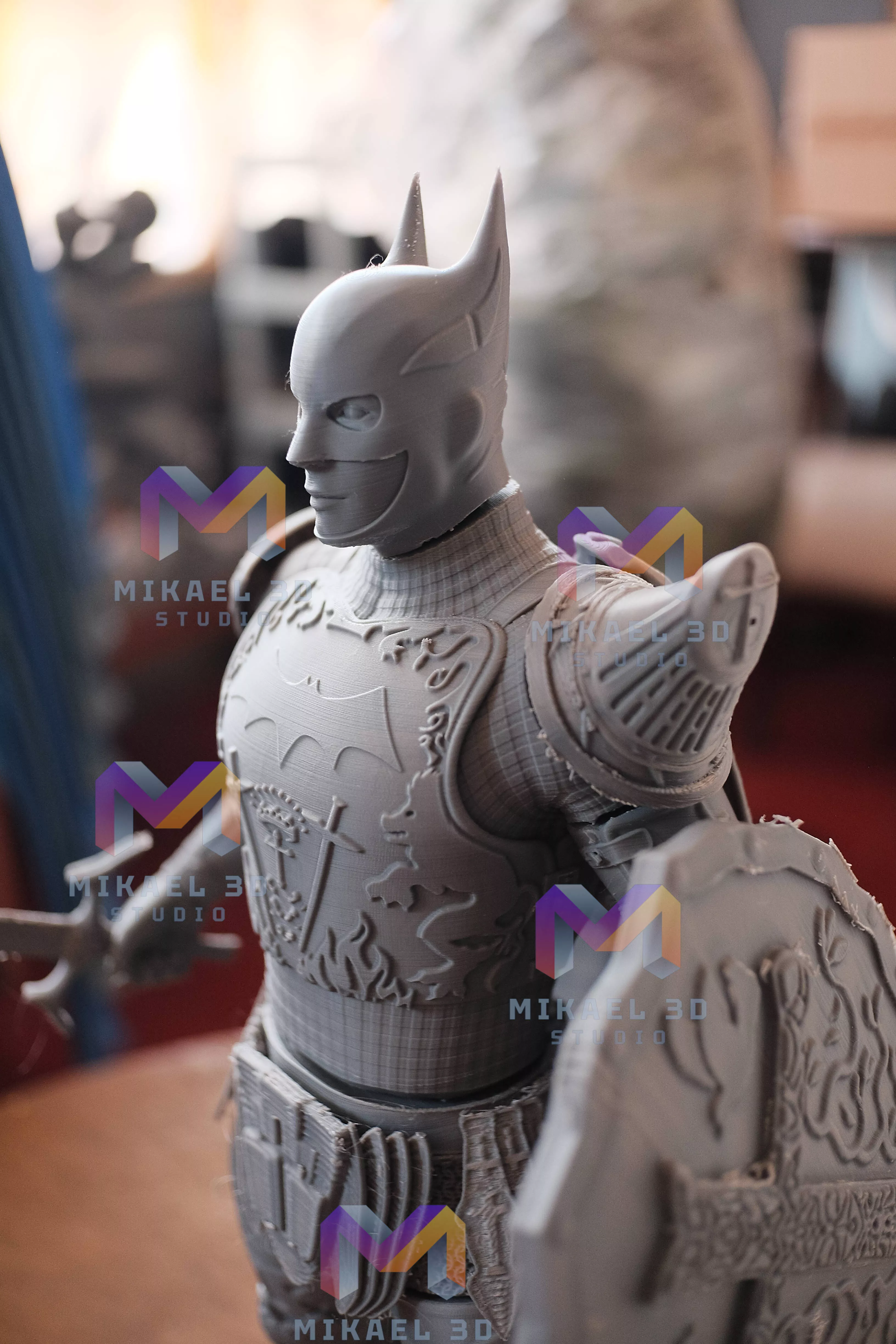 Christian Batman Statue 3D print model