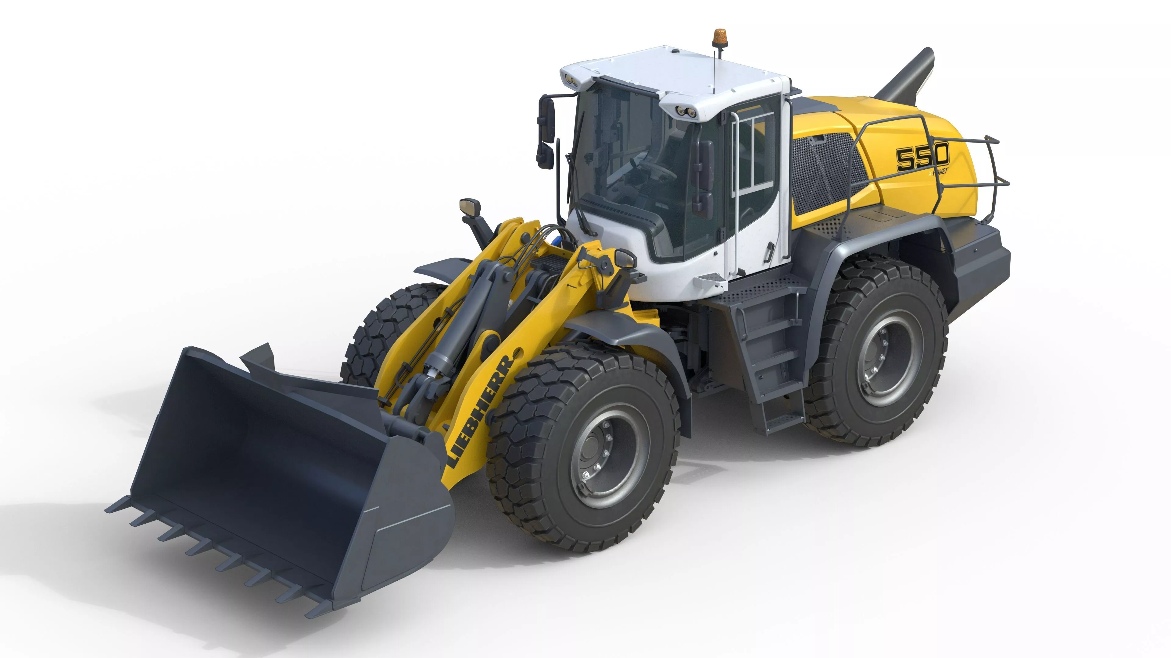 Liebherr Xpower 550 Wheel Loader Low-poly 3D model