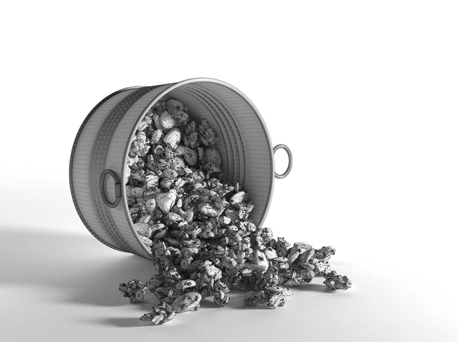 Pumpkin Pie Spice Coconut Oil Granola 3D model_1