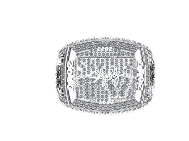 Hip Hop Ring For Men 3dm file 3D print model