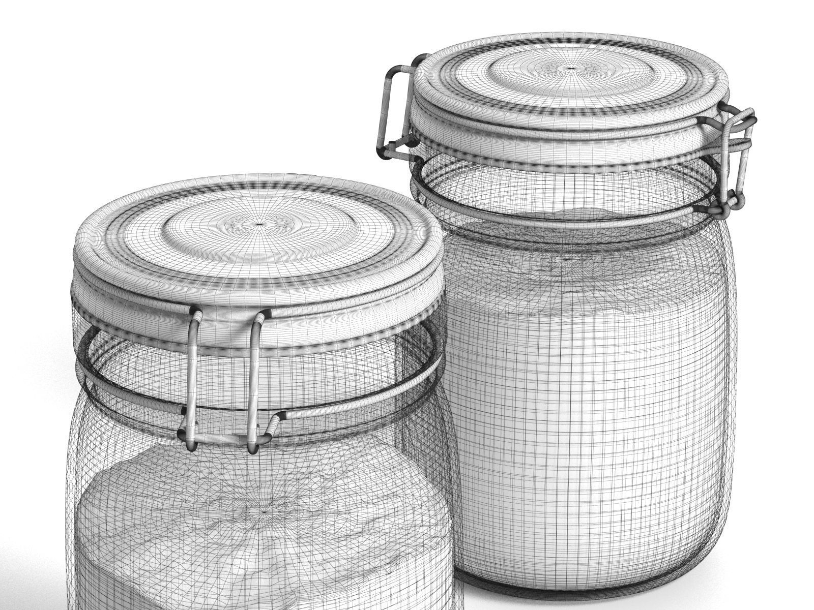 Restore Storage Basket Composition 3D model_2