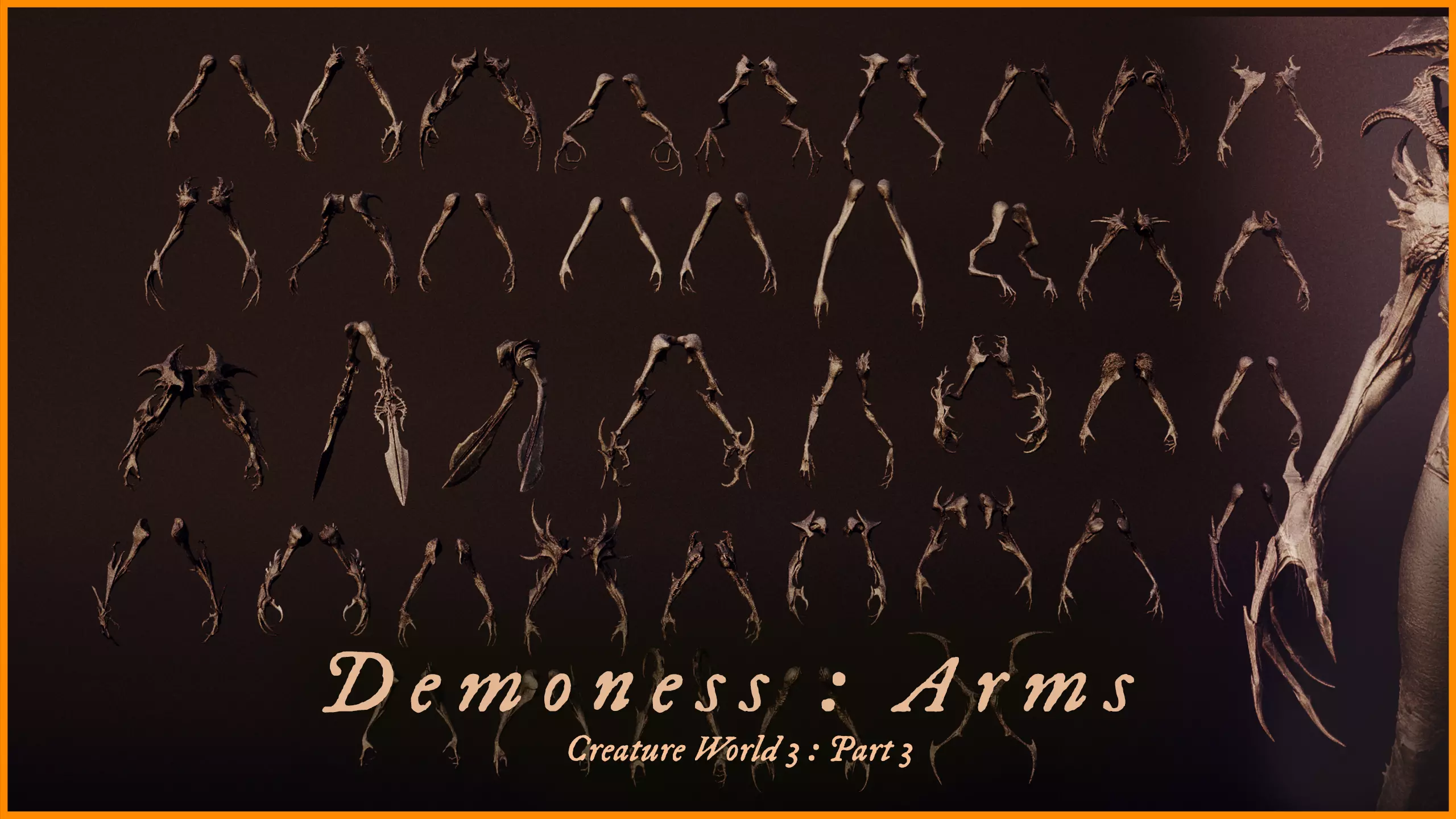 Demoness Arms 3D model