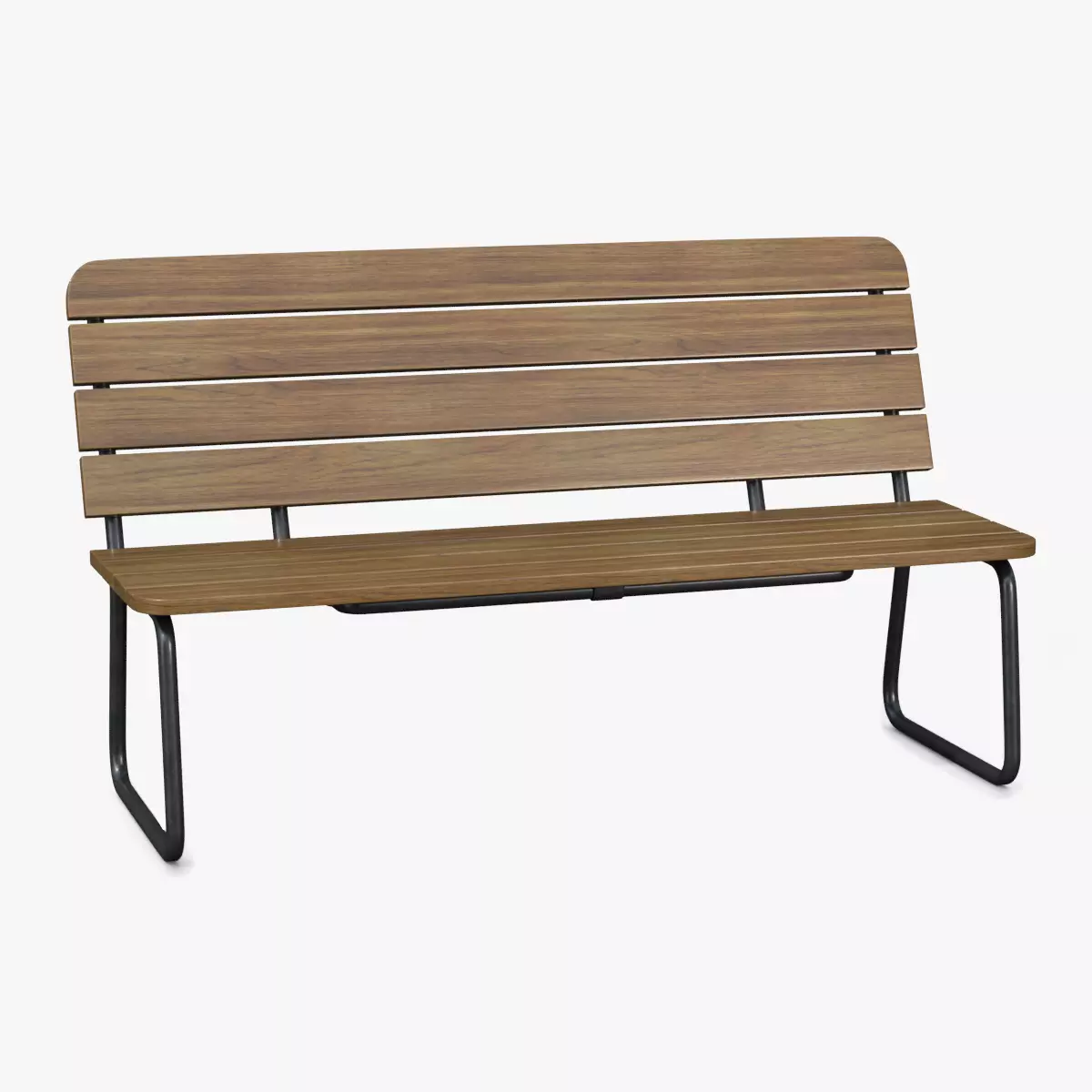 Modern Urban Bench - Street Furniture Low-poly 3D model